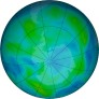Antarctic ozone map for 2024-03-01